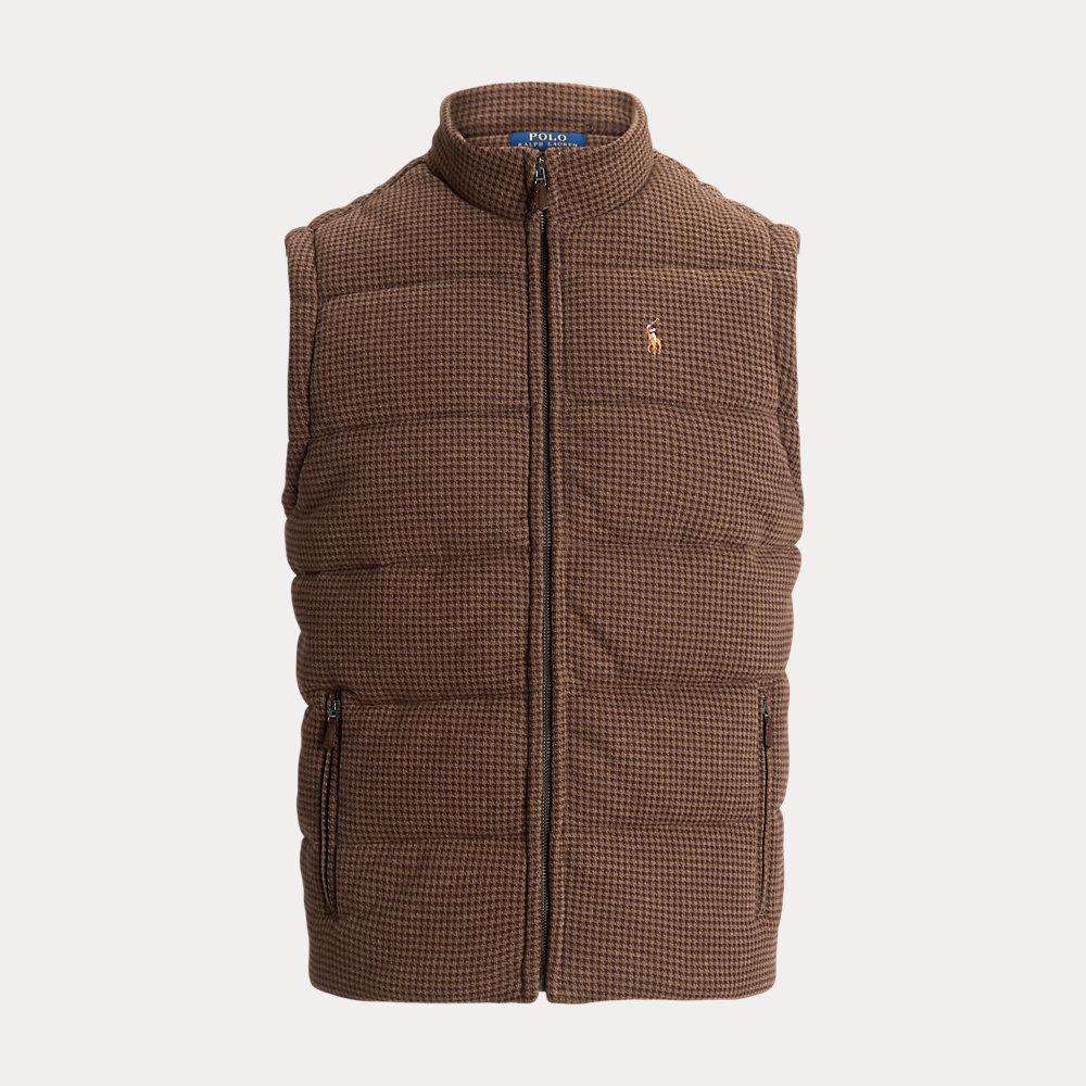 POLO RALPH LAUREN Houndstooth Double-Knit Gilet endource