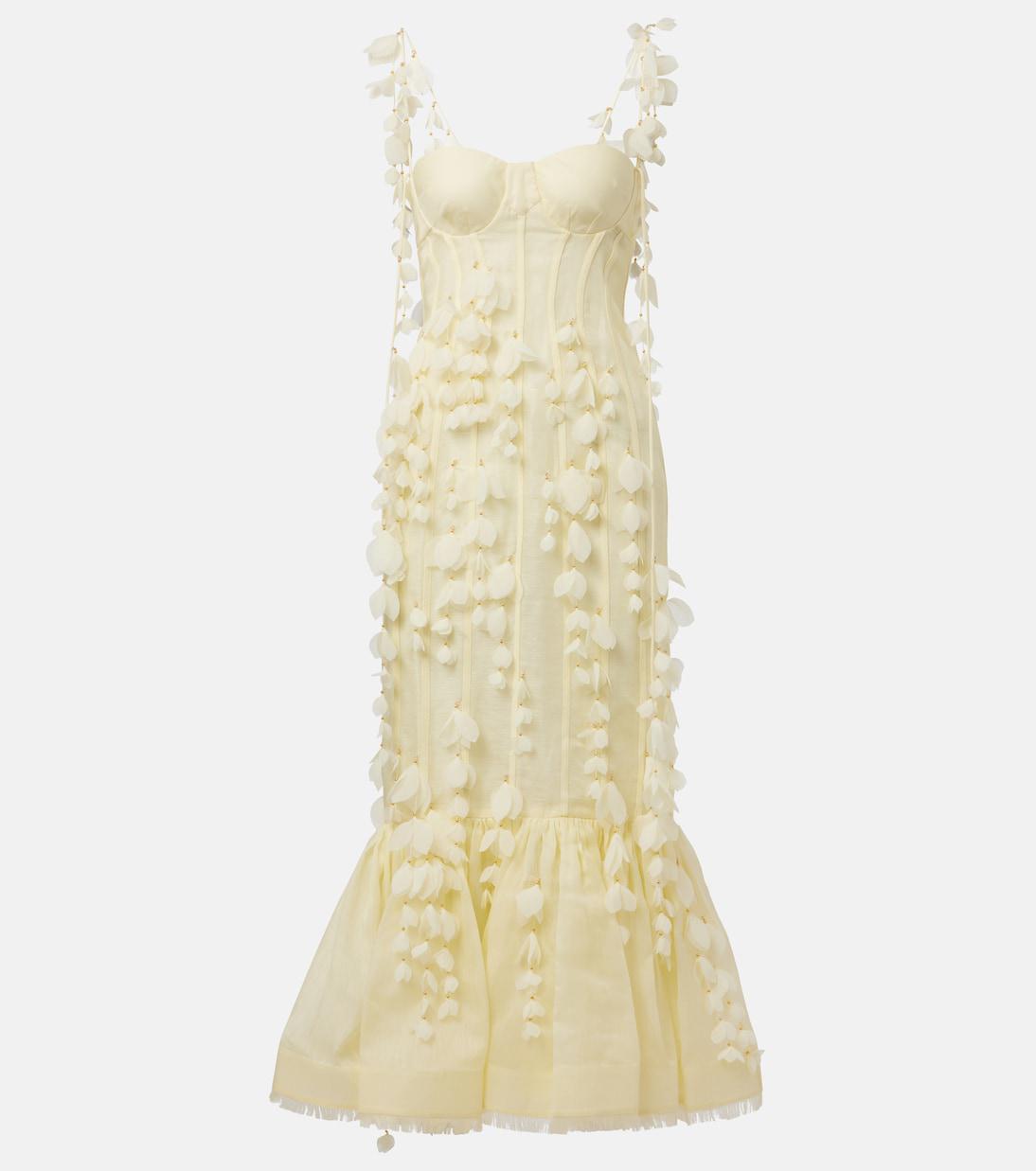 Zimmermann Dawning Buttoned Midi Dress