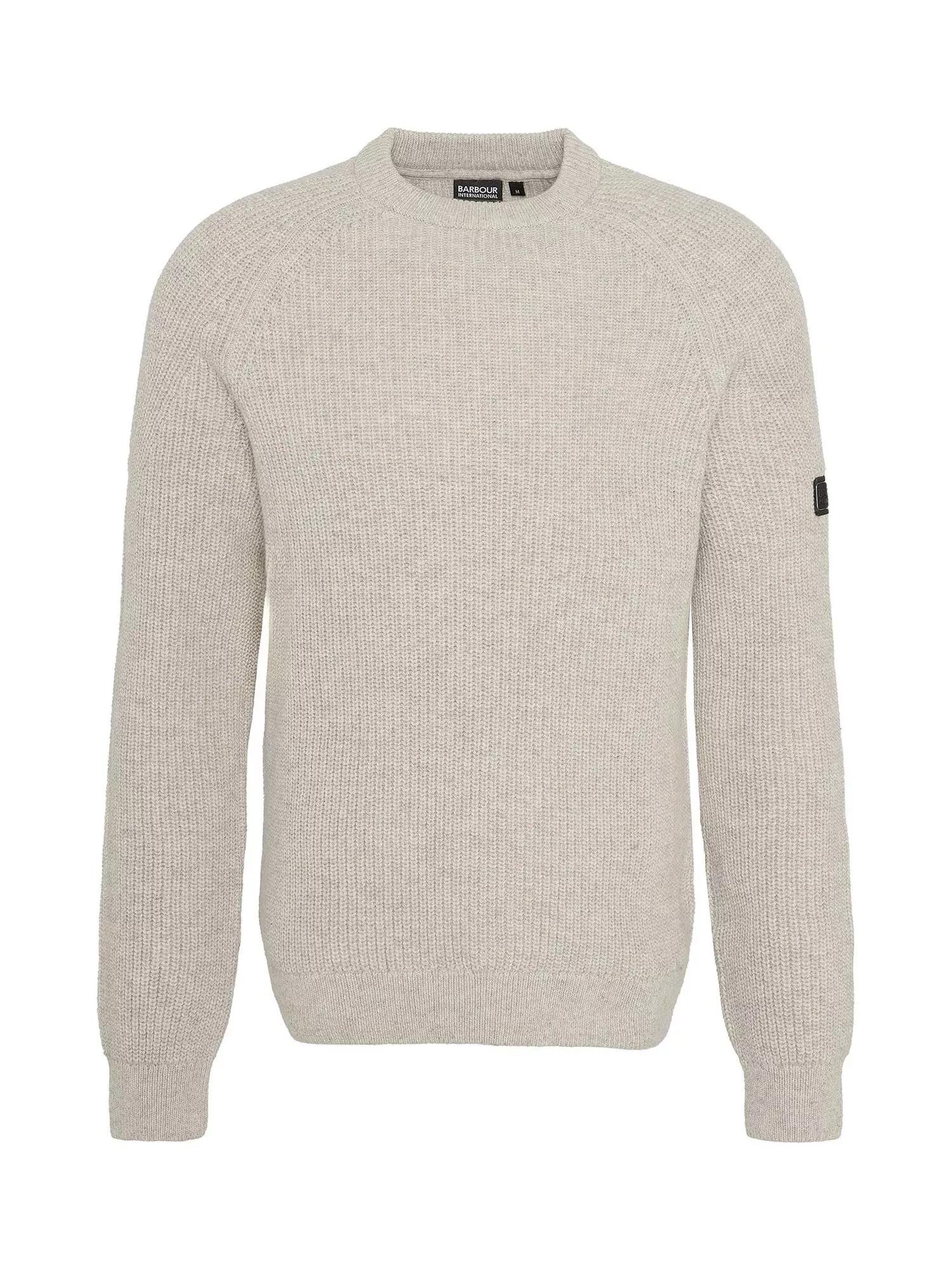 BARBOUR ESTHER GINGHAM CREW NECK JUMPER