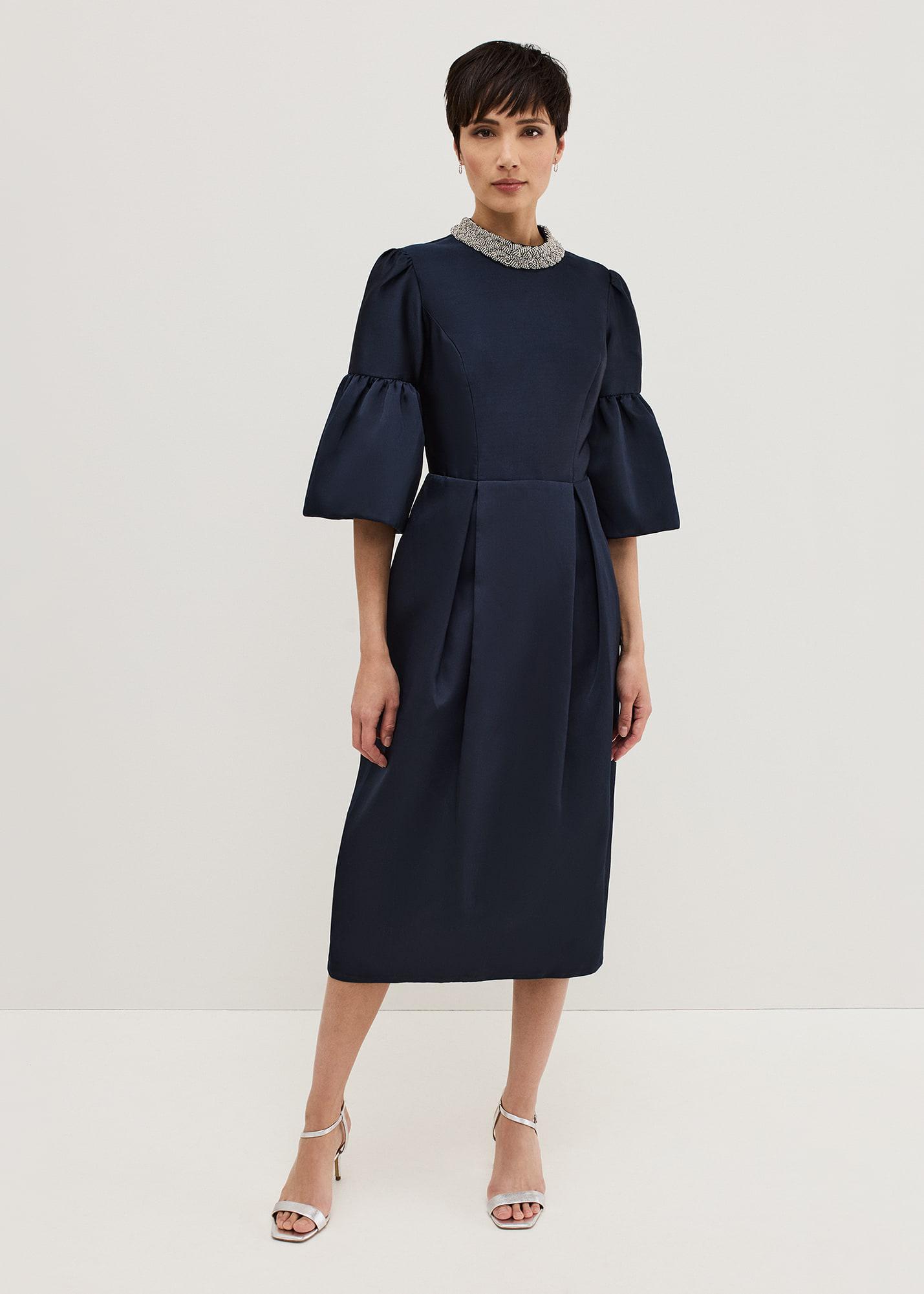 knee length dresses for ladies Black Cocktail Dress