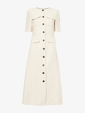 strapless open back dress Thelma Ribbed Sweater Dress main image 1