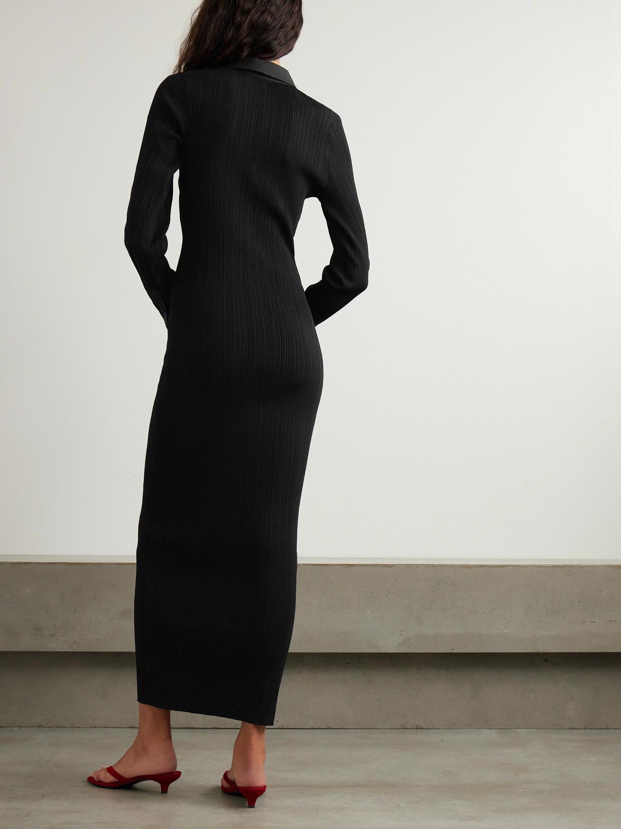 toteme ribbed knit maxi dress Toteme, Ribbed-knit maxi dress, Women, Beige, M, Dresses, Materialmix