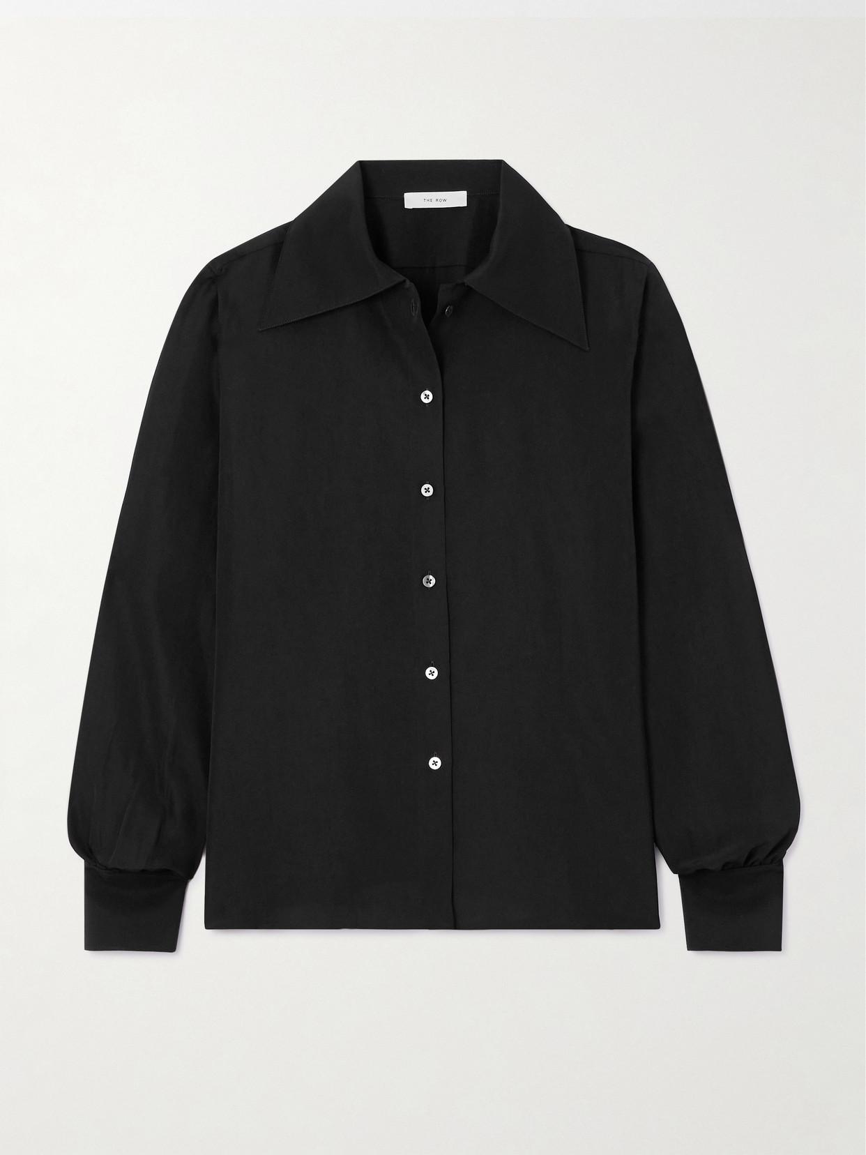 THE ROW Conan Silk Shirt | endource