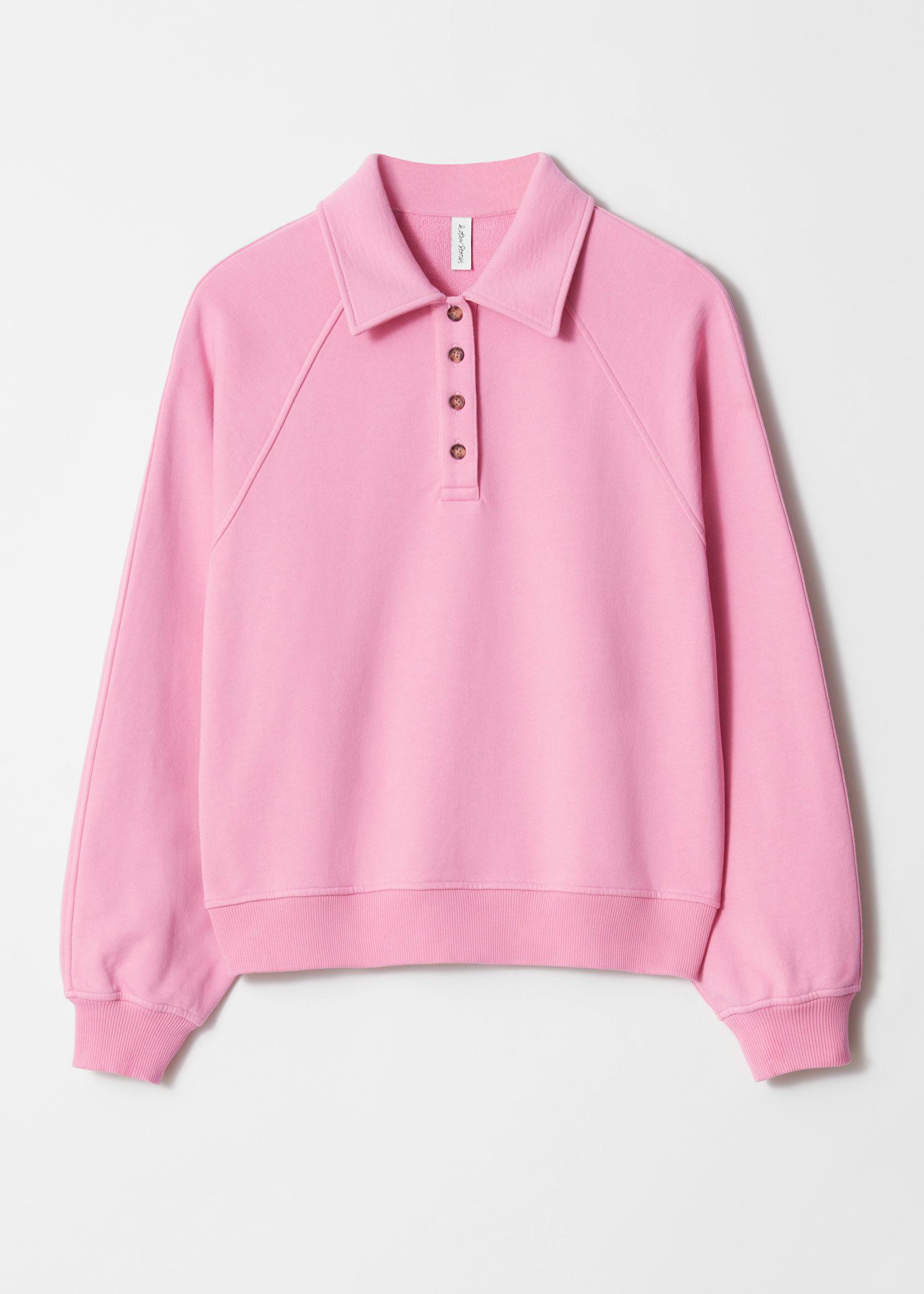 & OTHER STORIES Collared Polo Sweatshirt | endource