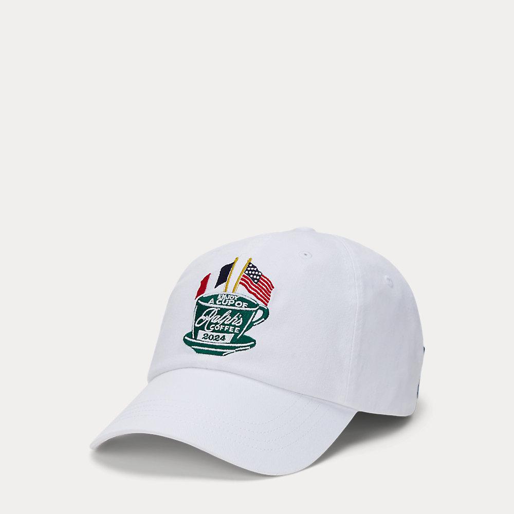 POLO RALPH LAUREN Ralph Lauren's Coffee Flag Twill Ball Cap endource - Main Image