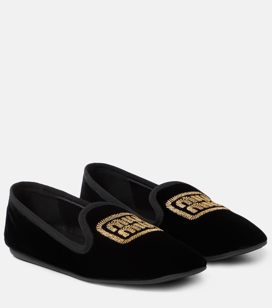Miu Slippers Caramel Brown With Brown Lettering Pure Wool