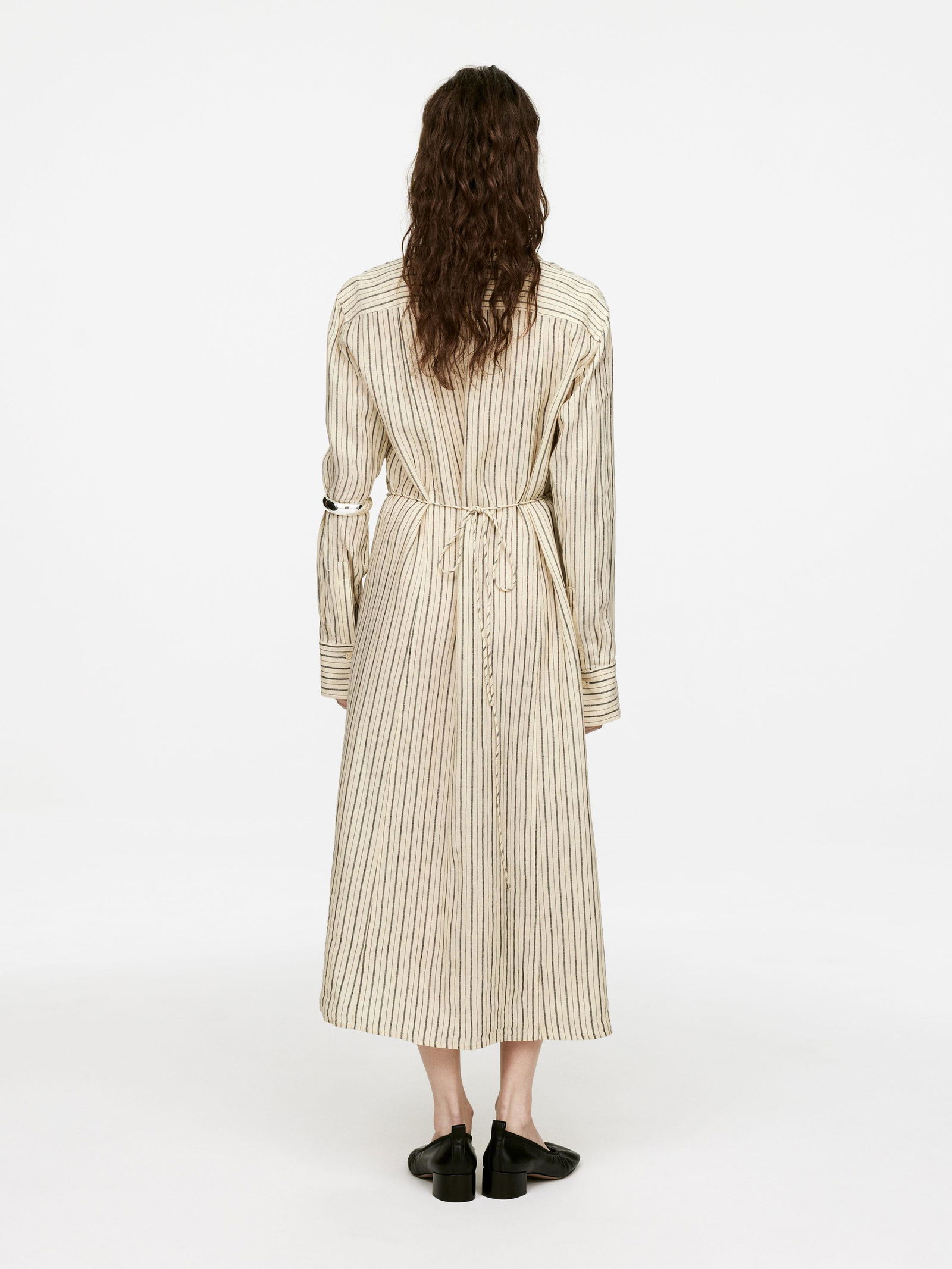 ARKET Wrap-Detail Linen Dress | endource