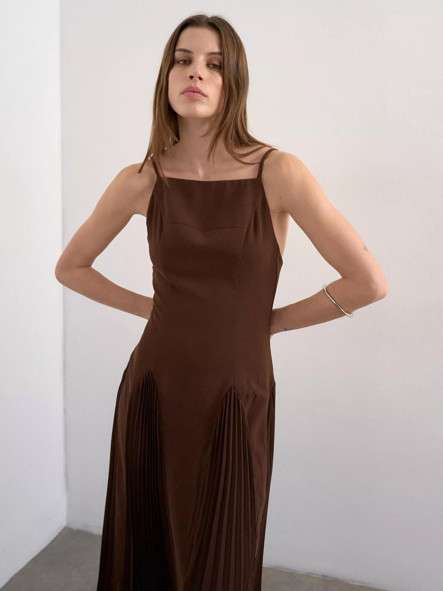 topshop pleated midi dress TOPSHOP Bloomsbury Midi Dress
