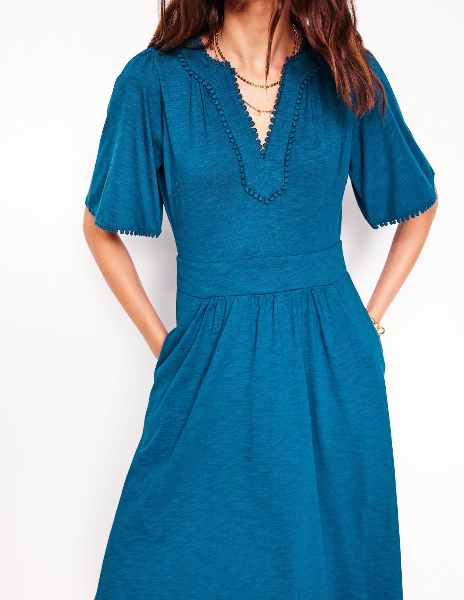 maddie trim jersey dress BODEN Maddie Trim Jersey Dress