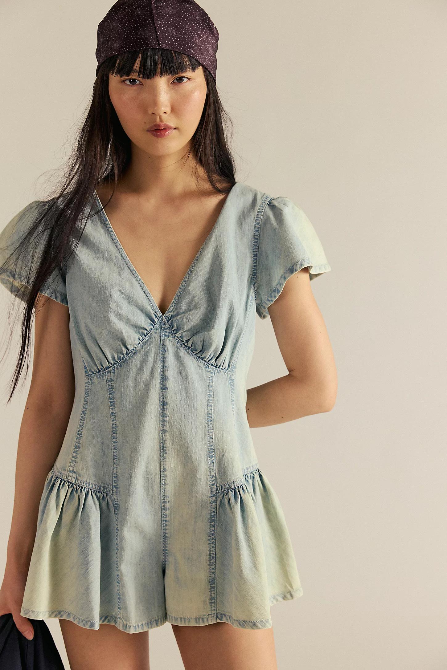 72% off FREE PEOPLE We The Free - Mia Playsuit