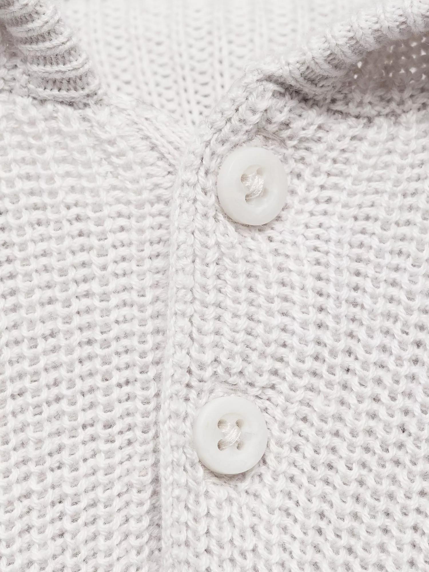 MANGO Kids' Axel Cotton Blend Hooded Sweater, Pastel Grey | endource