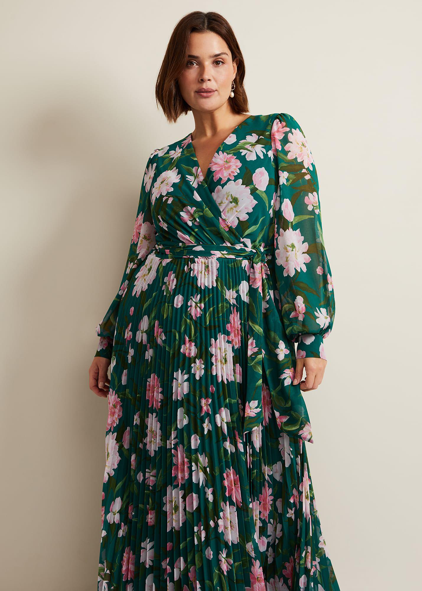 phase eight pleated maxi dress Uma Printed Pleat Maxi Dress