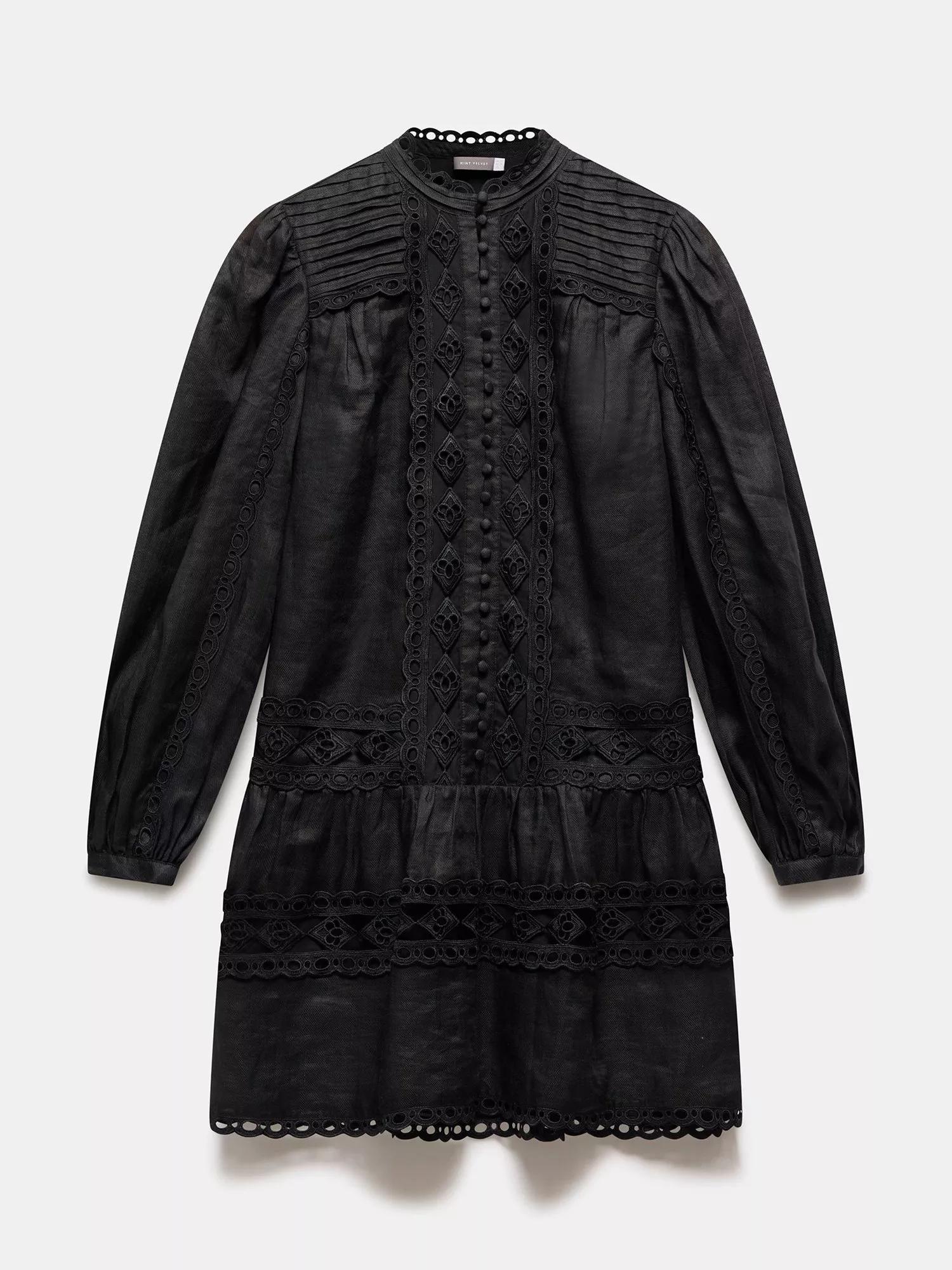 mint velvet black lace dress Buy Mint Velvet Black Lace Detail Mini Dress from Next USA