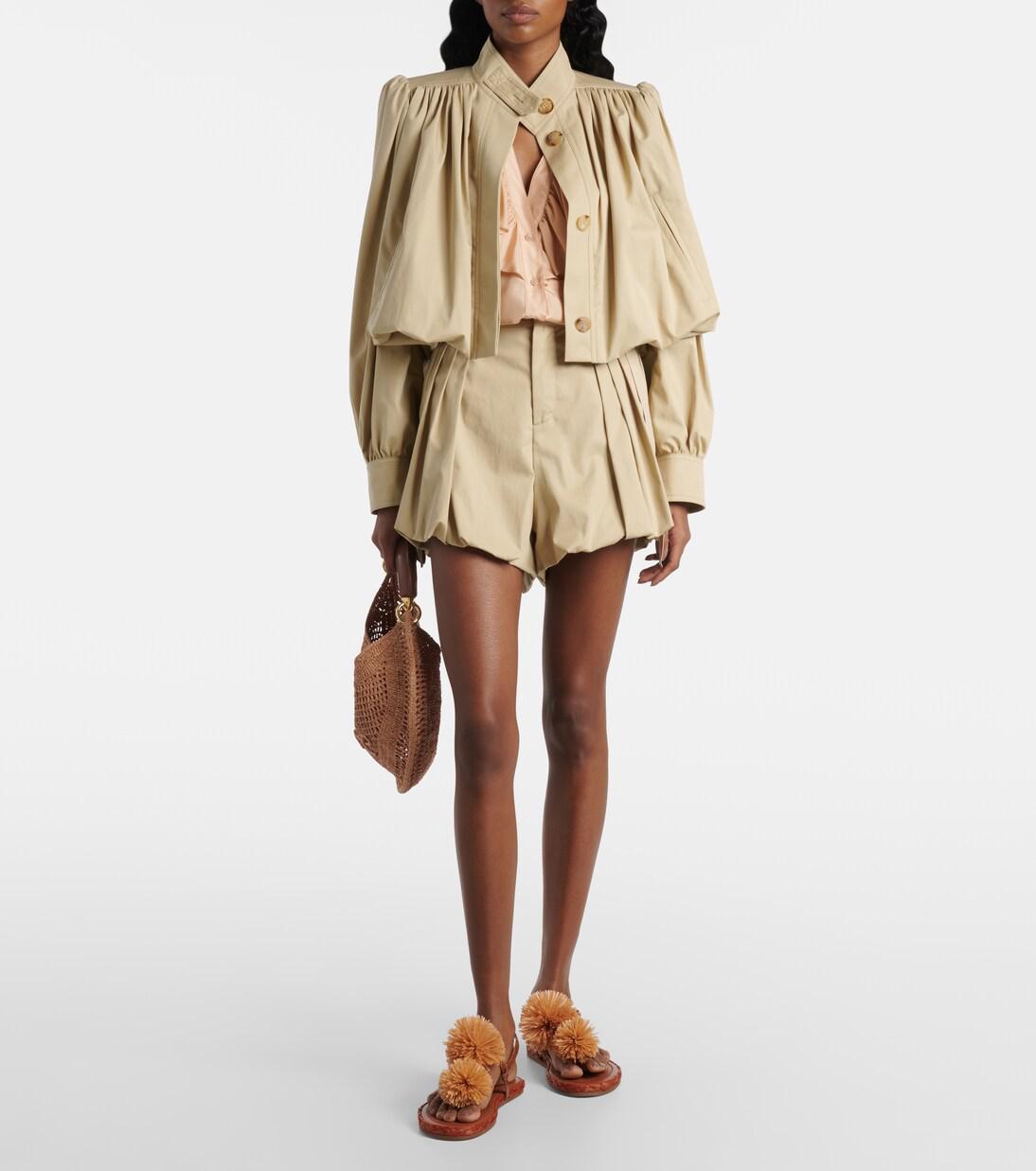 ULLA JOHNSON Ingrid Leathertrimmed Espadrilles endource