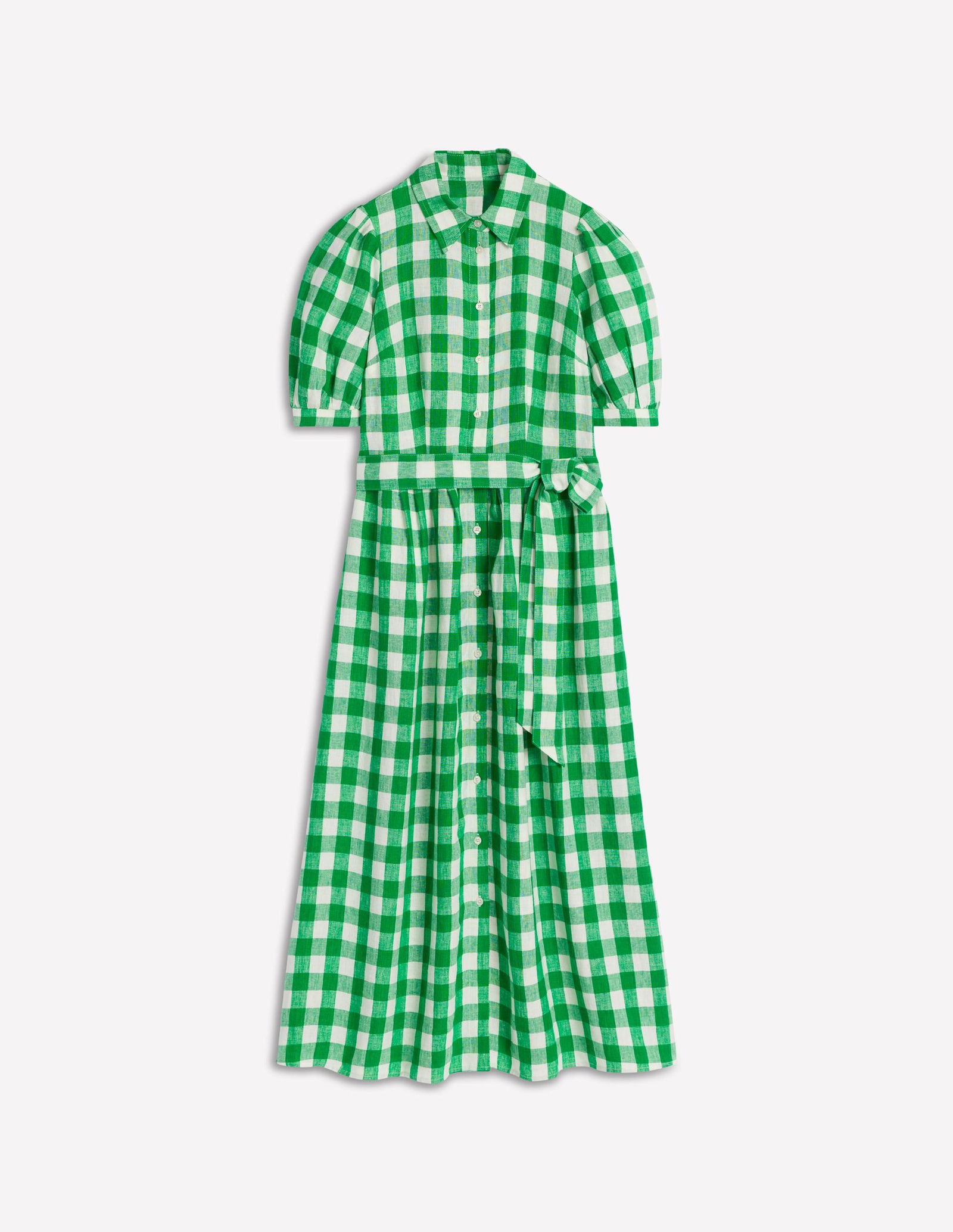 BODEN Alexa Linen Maxi Shirt Dress | endource