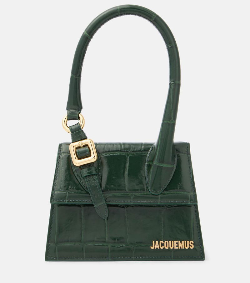 Boucle Bag Green Croc Jacquemus Bag Le Chiquito Long Boucle Bag