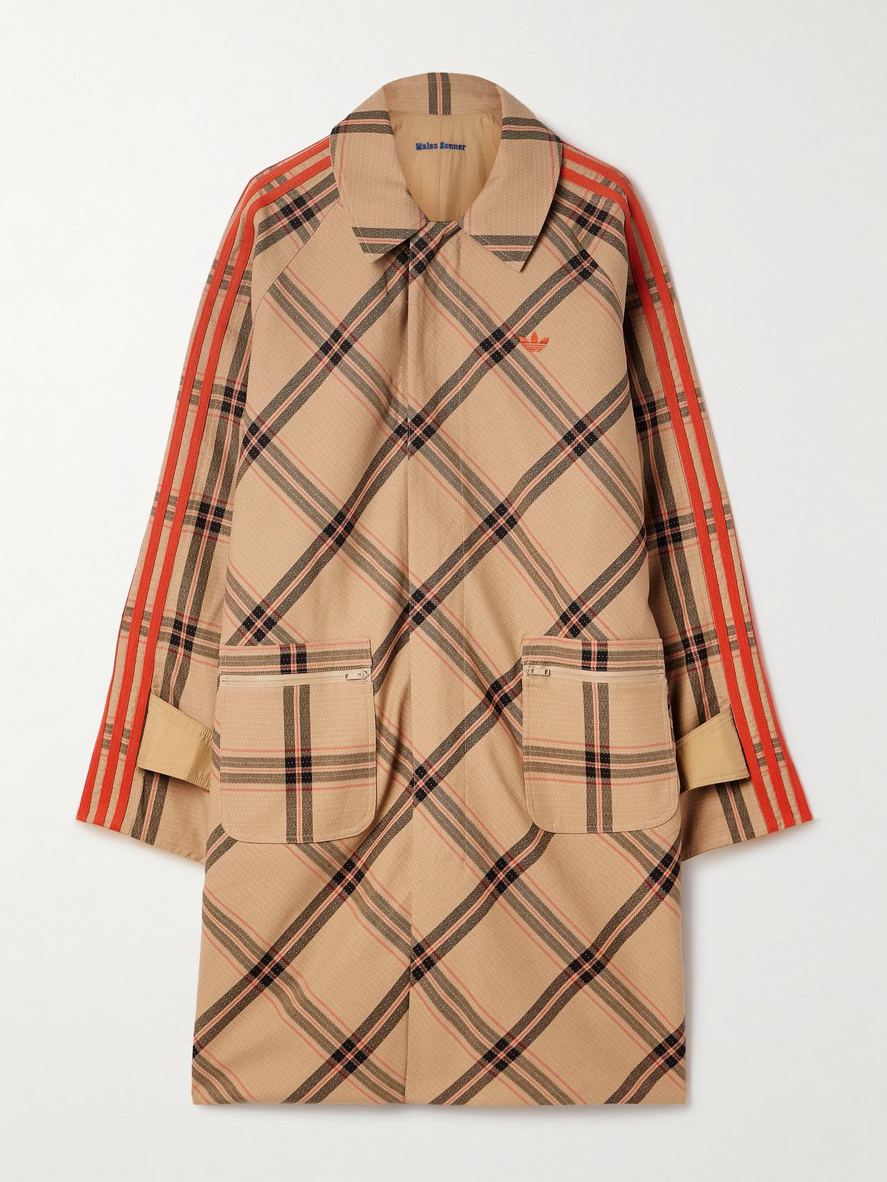 ADIDAS ORIGINALS adidas x Wales Bonner - Reversible Checked Coat 
