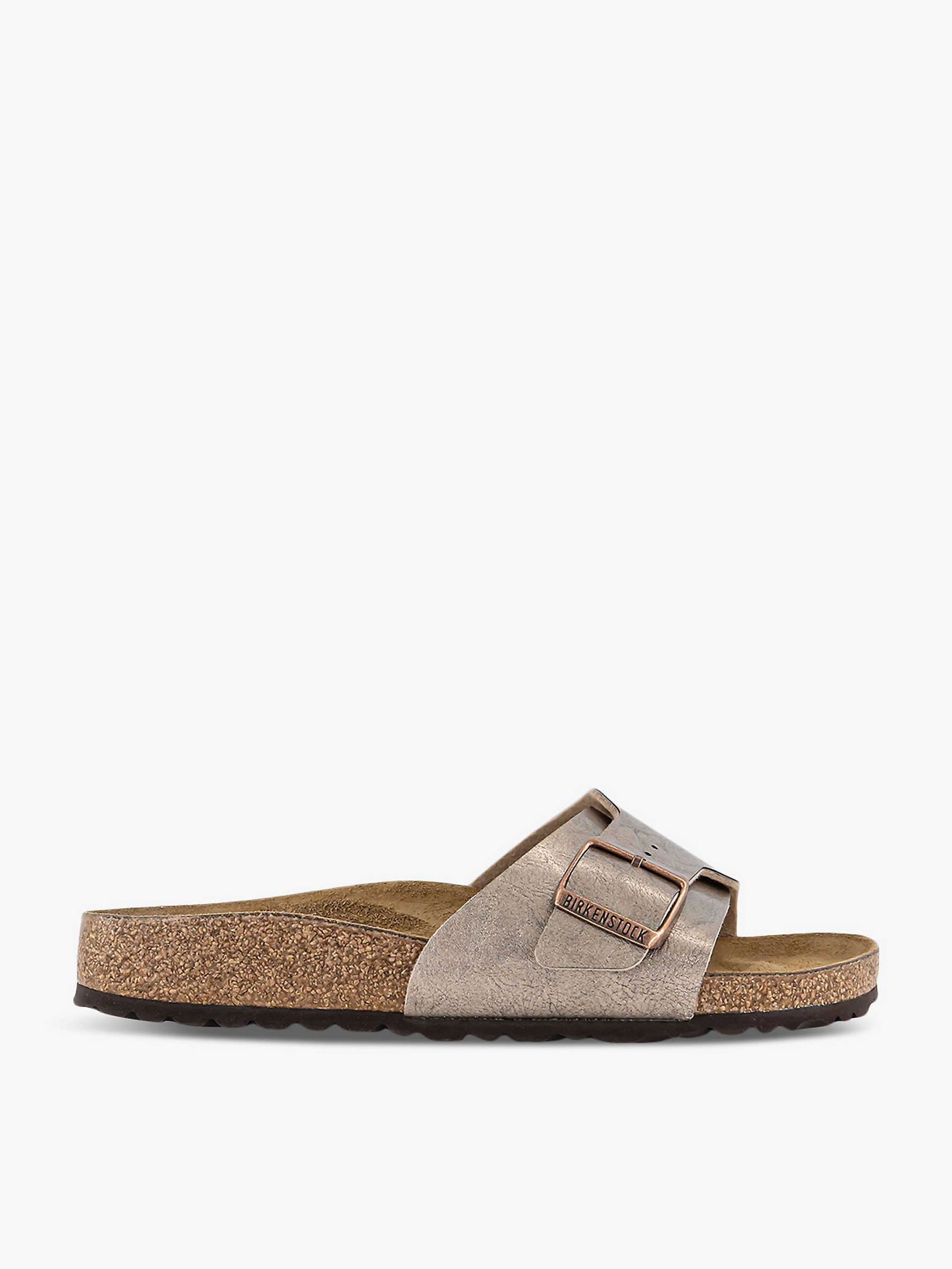 Birkenstock Beige Artificial Leather Flat Sandals main image 0