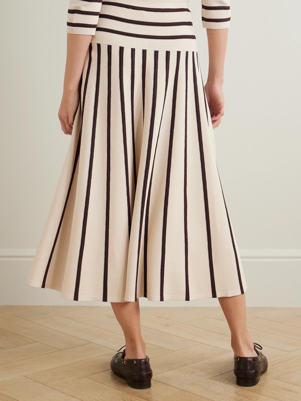 zimmermann illuminate striped knitted midi dress 60% off Skirt Zimmermann clothing