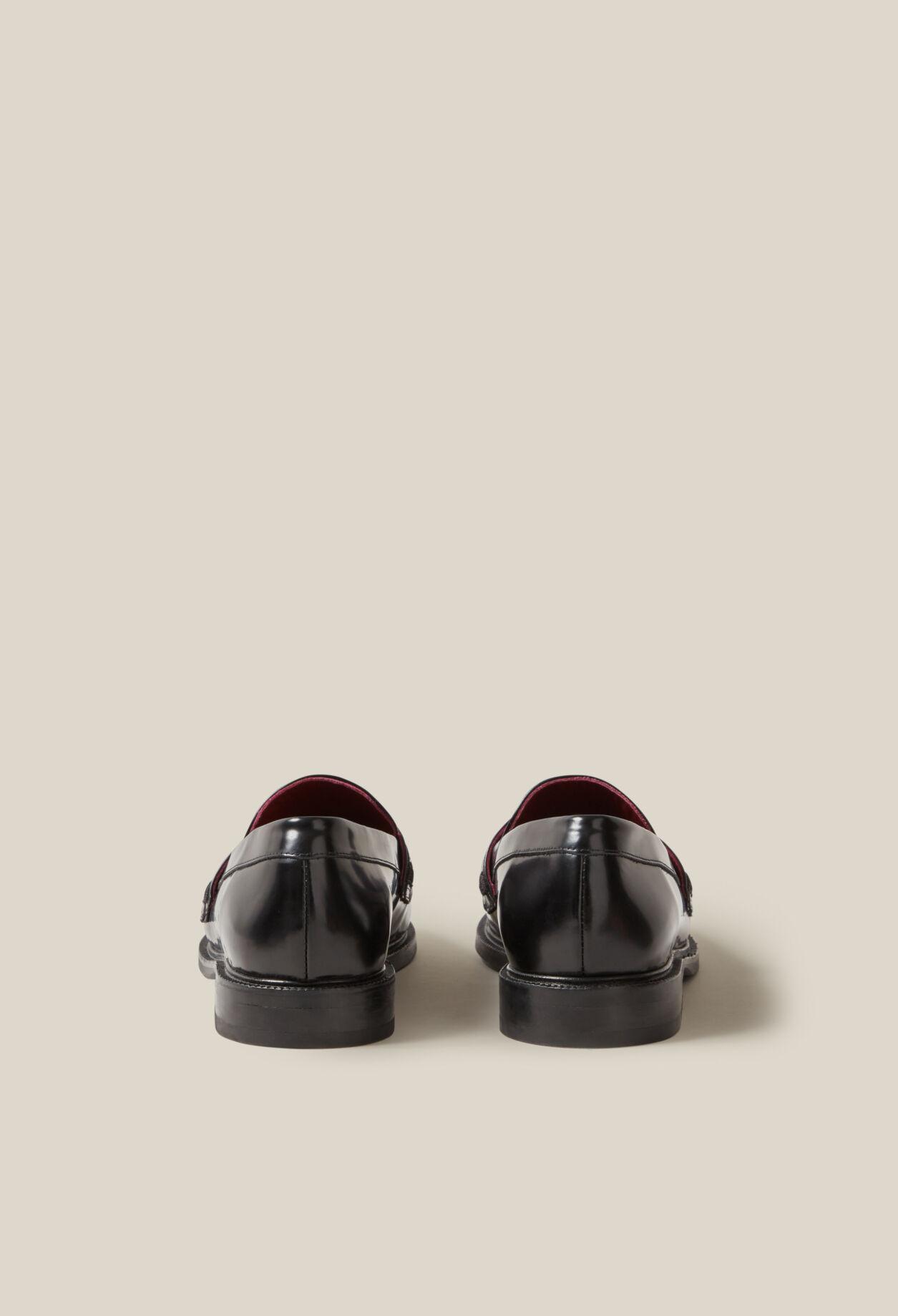 CLAUDIE PIERLOT Patent Leather Loafers | endource