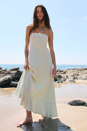 FREE PEOPLE Primmy Printed Midi Dress | endource