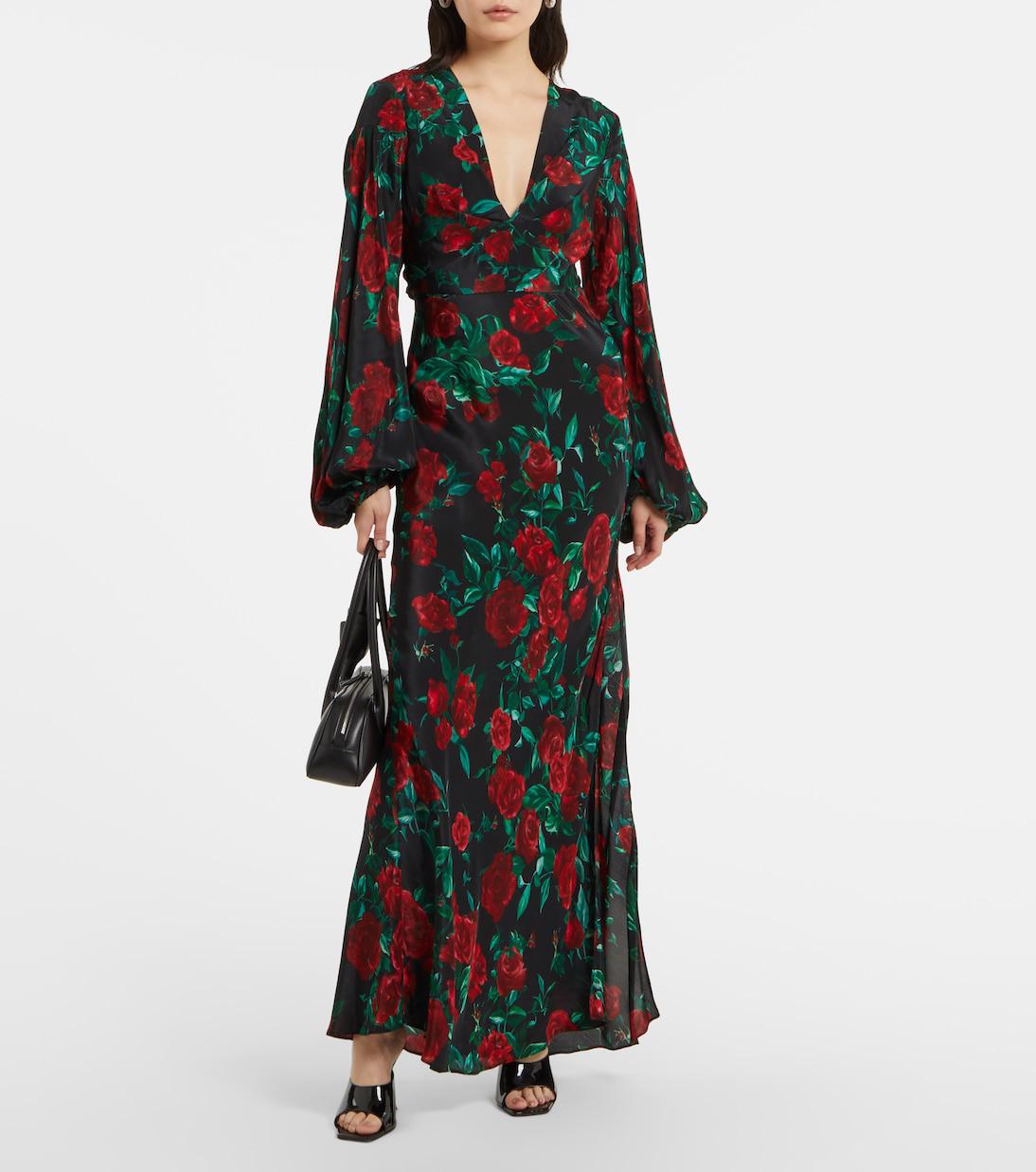eleanor scarf print maxi dress Eliza J Sleeveless Scarf Print Maxi Dress, Womens, 4, Navy Lime