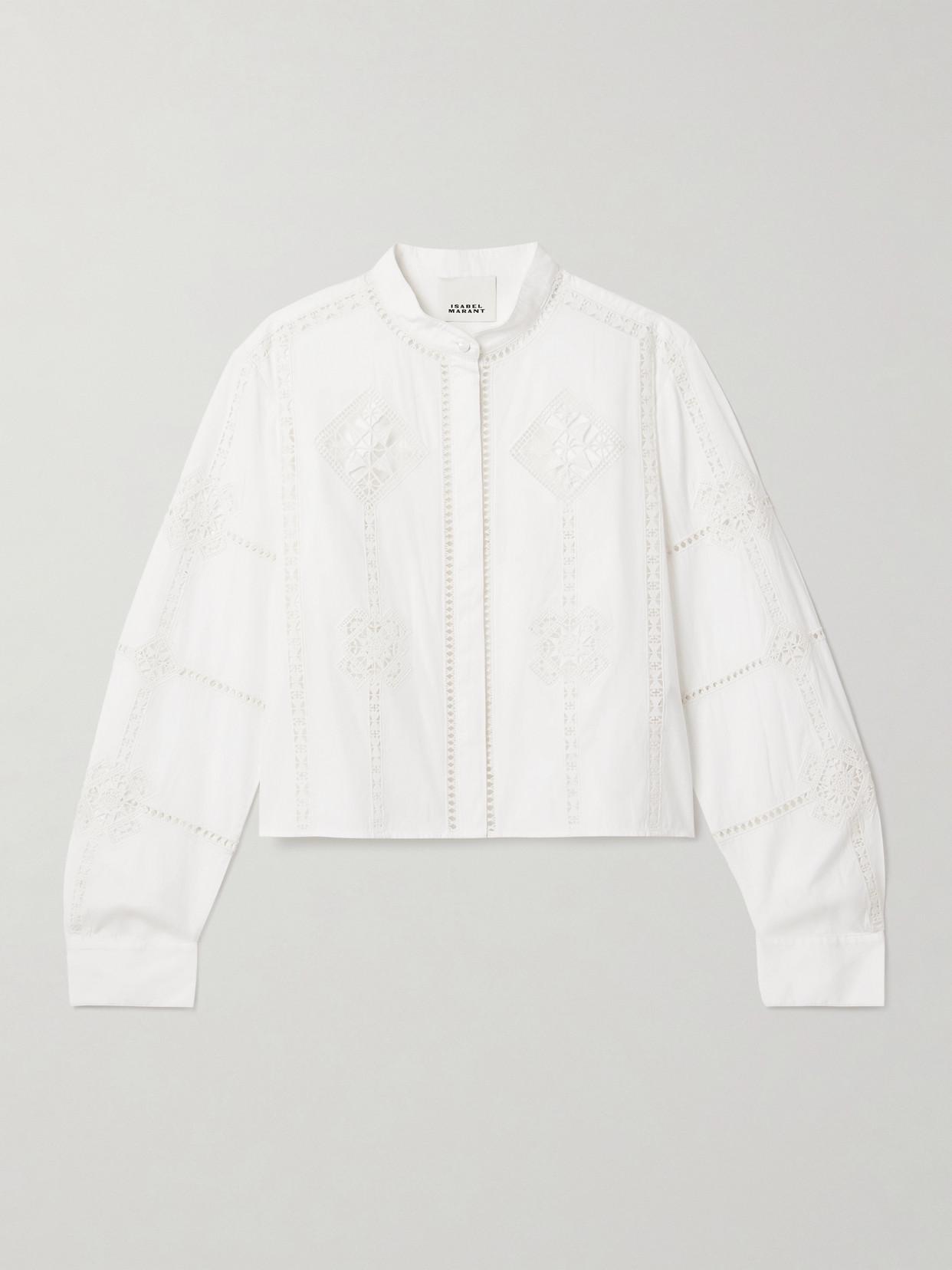 Isabel Marant Women Embroidered Poplin Cylvany Shirt main image 1