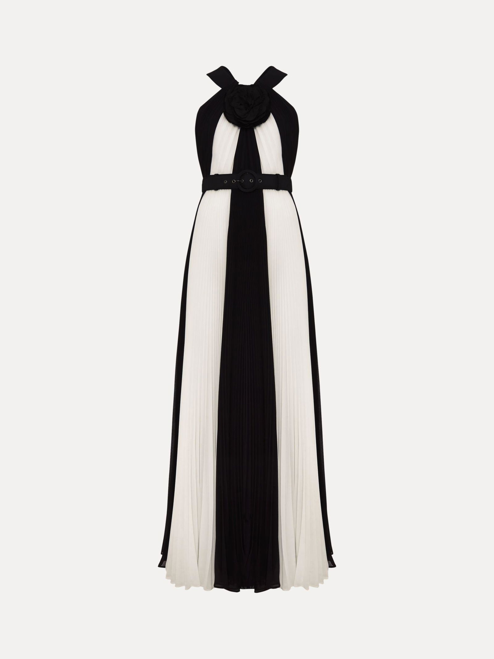PHASE EIGHT Taylor Stripe Pleated Maxi Dress endource
