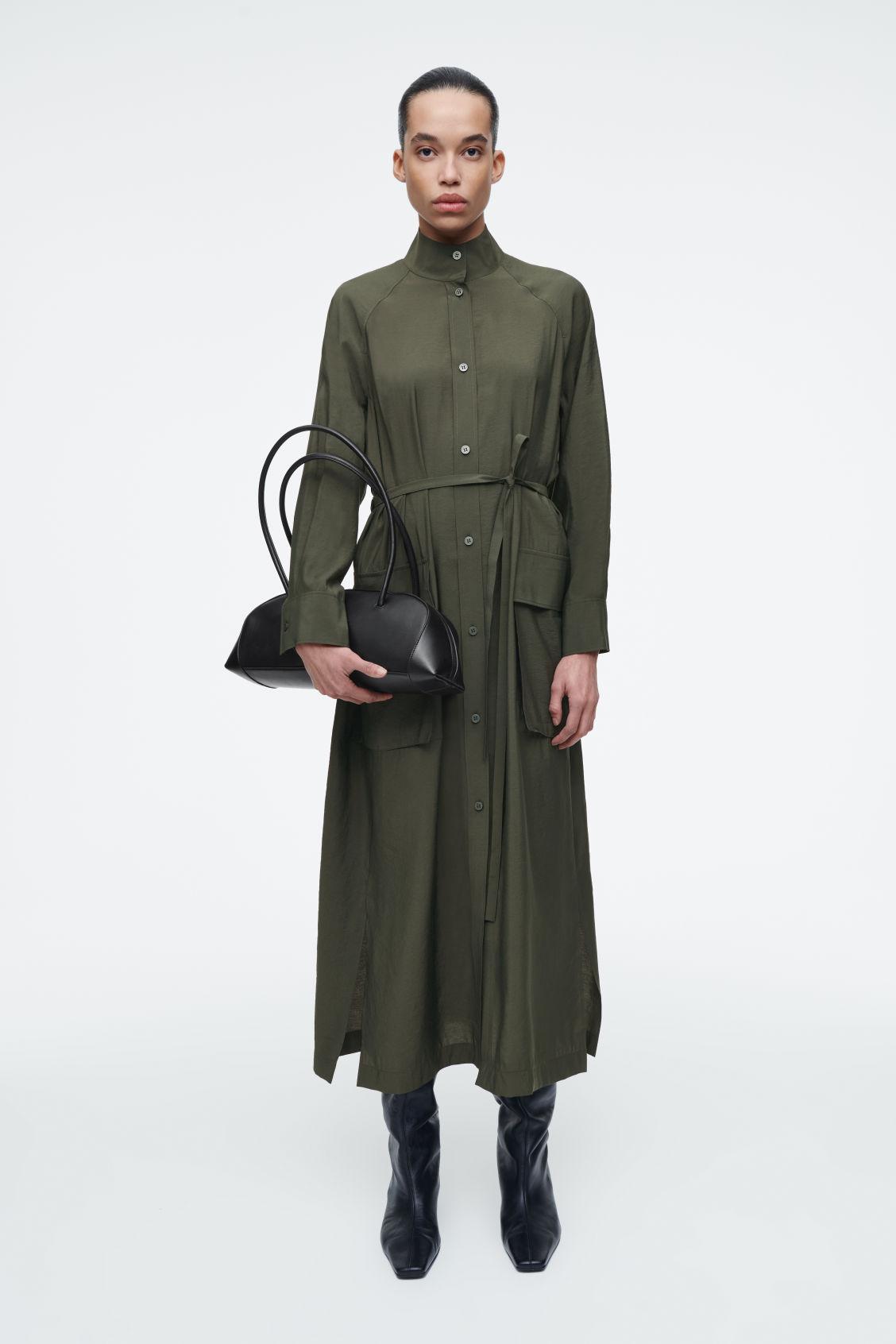 cos cotton utility shirt dress COS Cotton Utility Shirt Dress