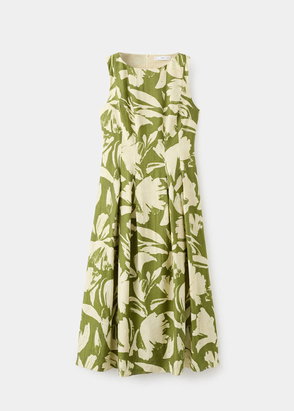 MANGO Flowy Flower Printed Dress | endource