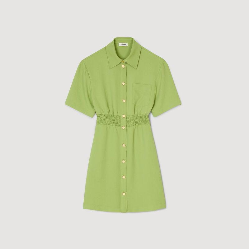 sandro short button-up dress Short Button-Up Dress