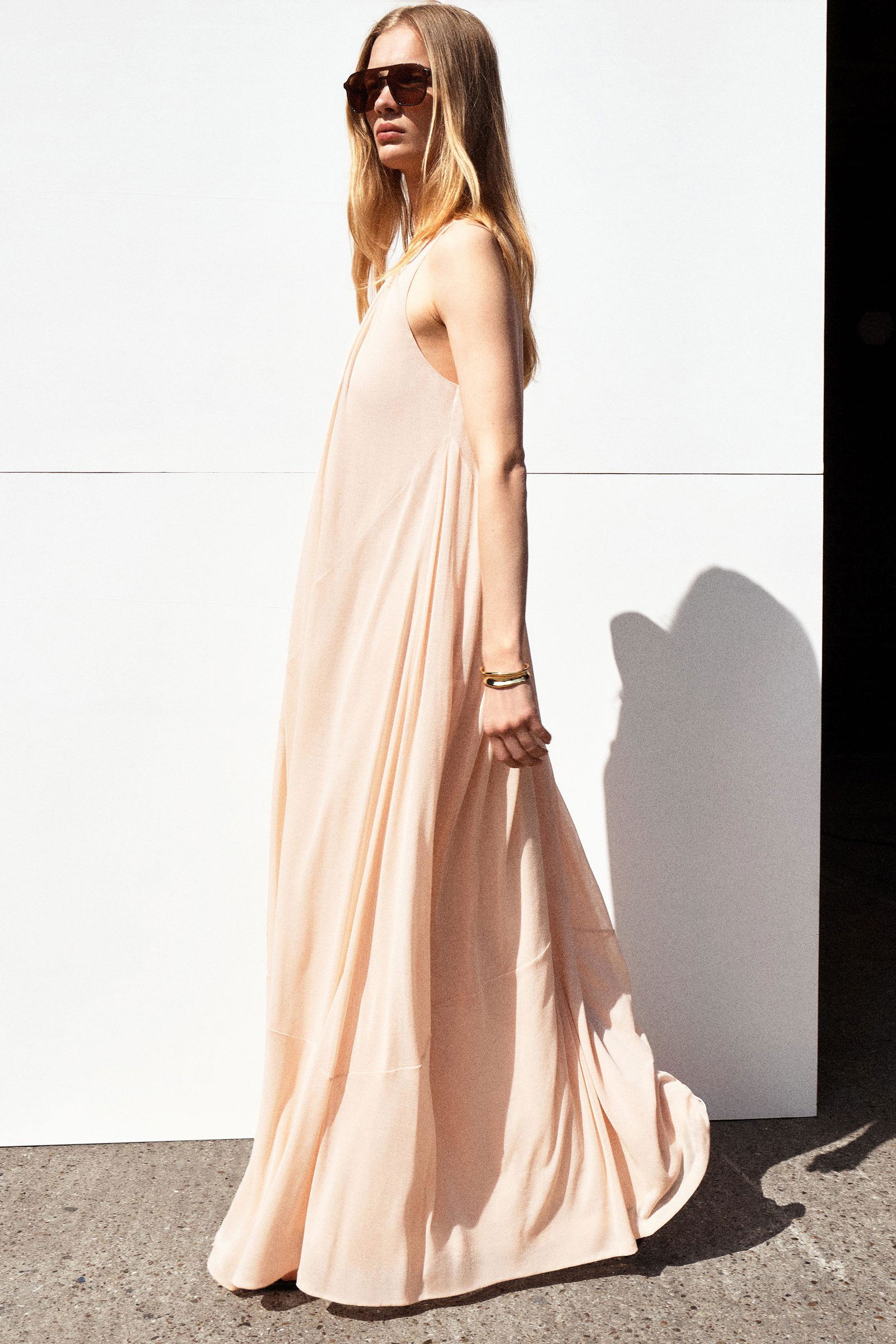 COS Gathered Halterneck Maxi Dress | endource COS Gathered Halterneck Maxi Dress | endource