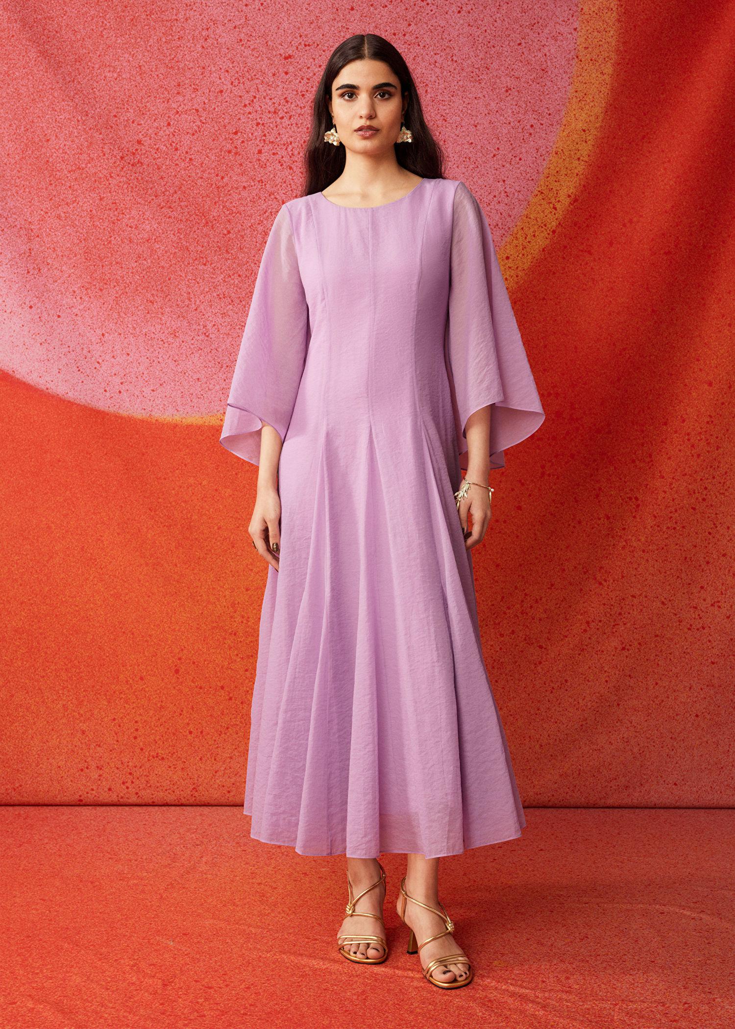 midi trumpet dress with sleeves Blue Crochet Sweater Dress - Trumpet Hem Dress - Mermaid Dress