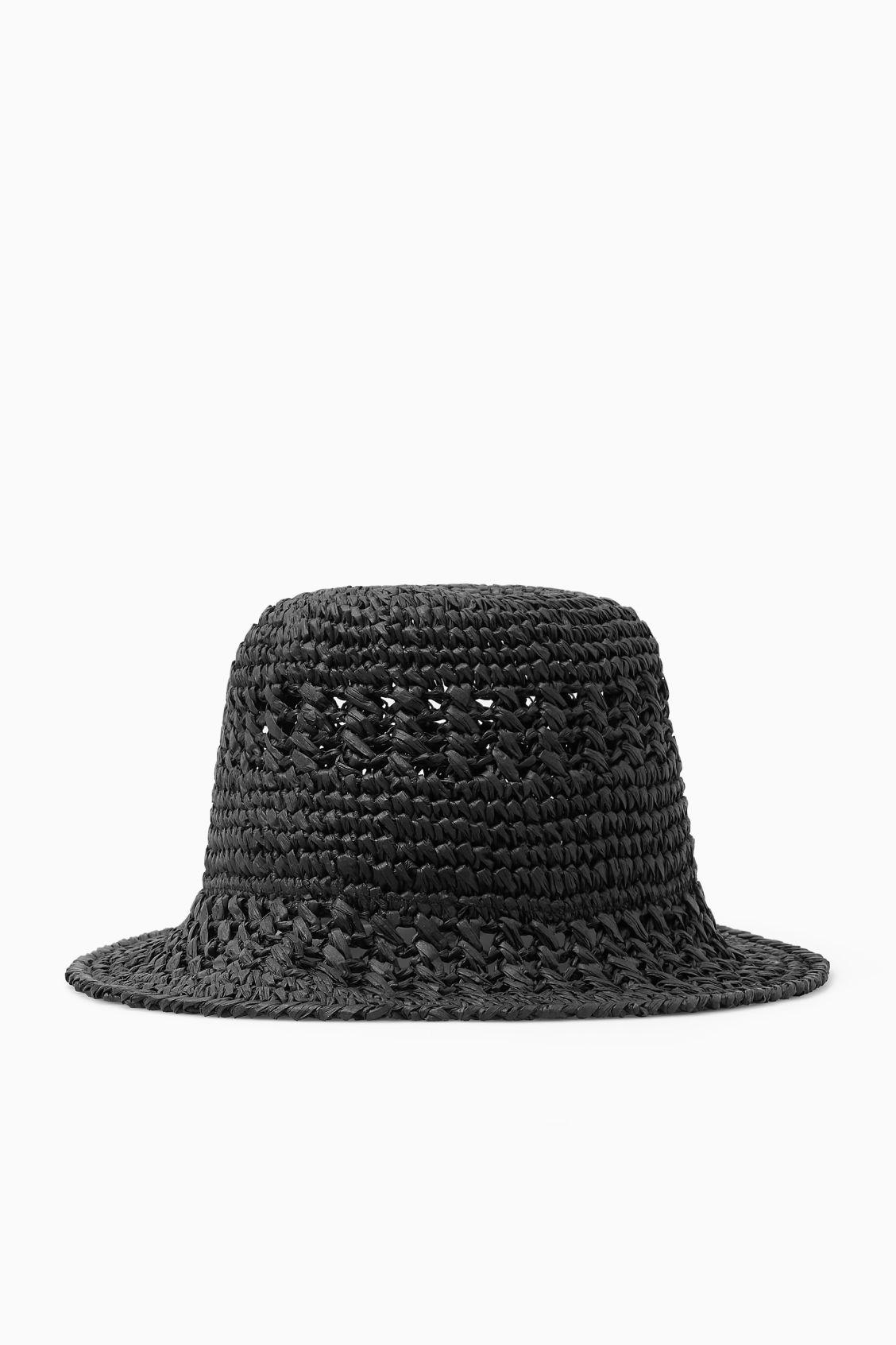 COS Crocheted Straw Bucket Hat | endource display picture 1
