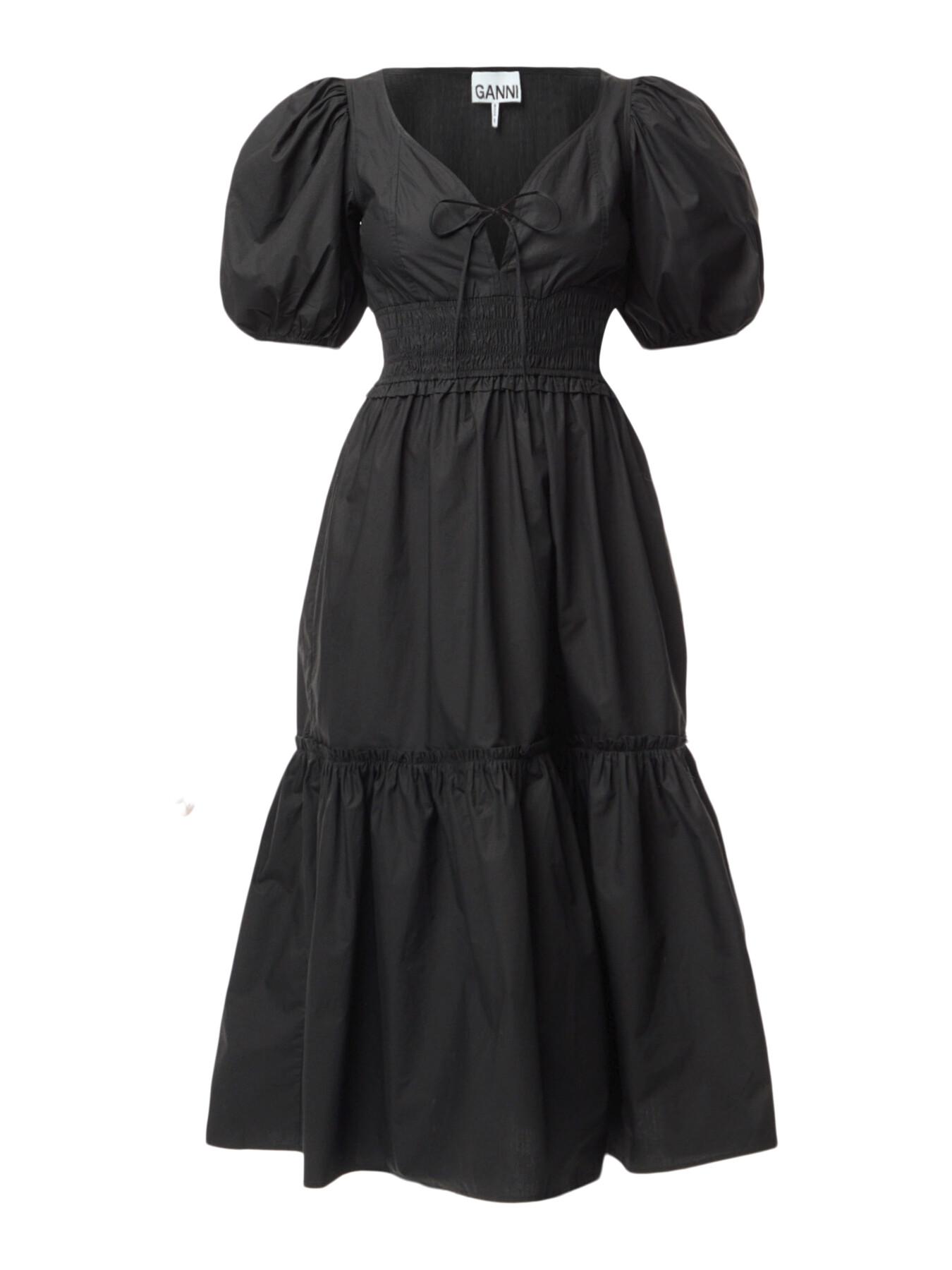 GANNI Cotton Poplin Long Smock Dress | endource