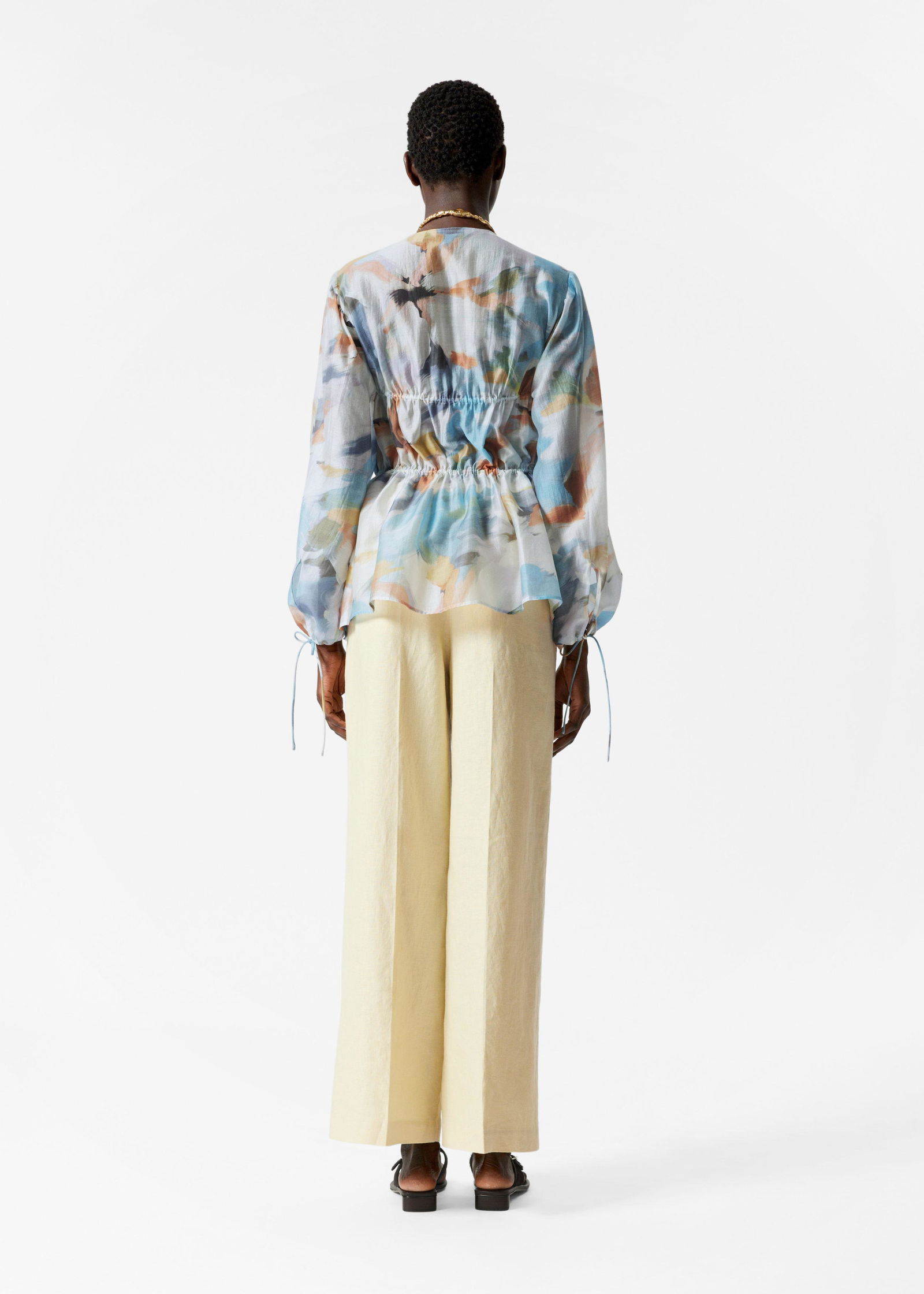 69% off & OTHER STORIES Ruched Drawstring Blouse | endource