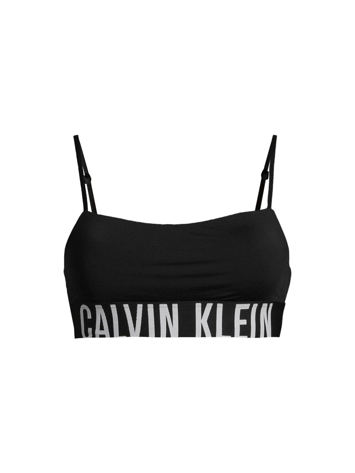 CALVIN KLEIN Intense Power Micro Unlined Bralette in Black | Endource