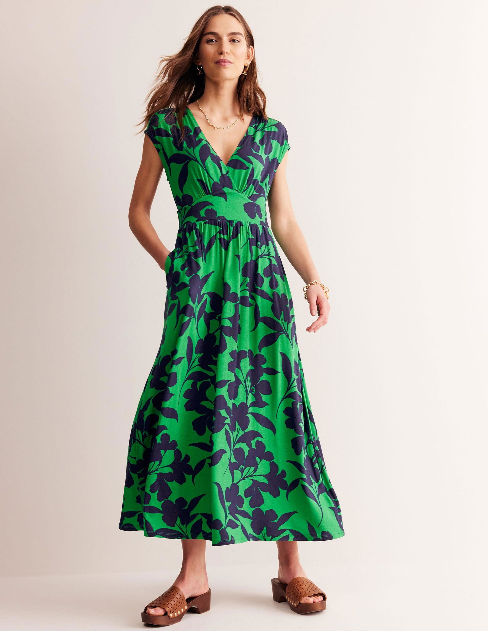 vanessa wrap jersey maxi dress BODEN Vanessa Wrap Jersey Maxi Dress