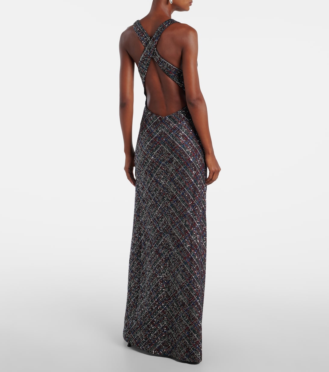 sachin and babi light blue dress Neither One Of Us Maxi Dress Burgundy main image 1