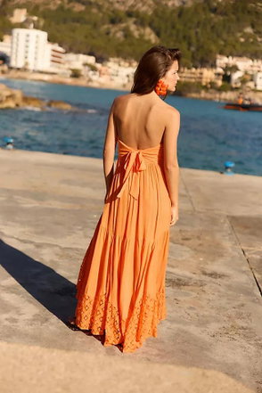 FREE PEOPLE Butterfly Babe Lace Maxi Dress | endource
