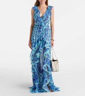 ERDEM Melora Ruffled Lace Corset Dress | endource