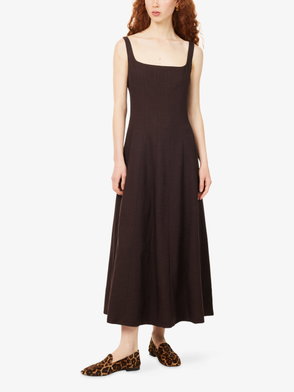 hawaiian print maxi dresses DRIES VAN NOTEN | HAWAIIAN PRINT SWING DRESS