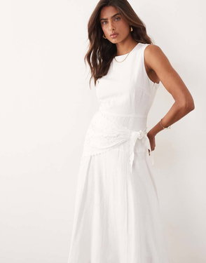 knee length dresses for ladies Mango Long Sleeve Maxi