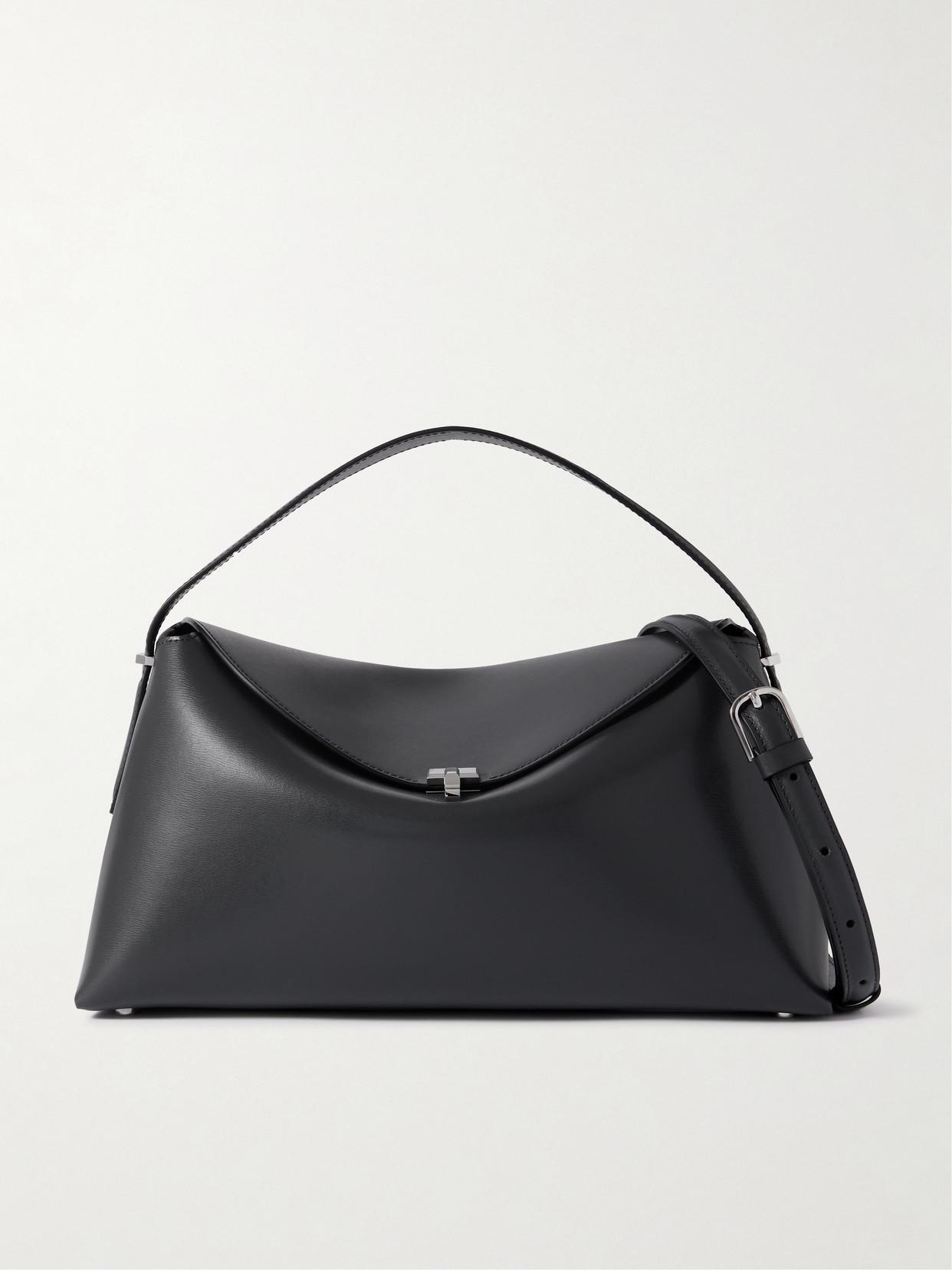 T-lock Leather Shoulder Bag