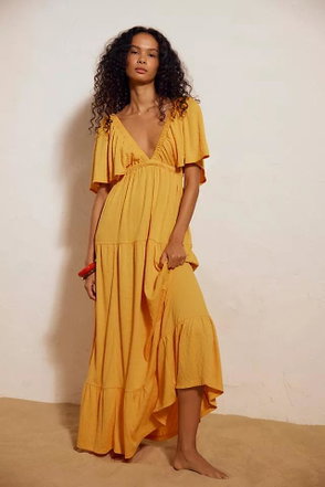green floral wrap maxi dress Erin Floral Button Down Maxi