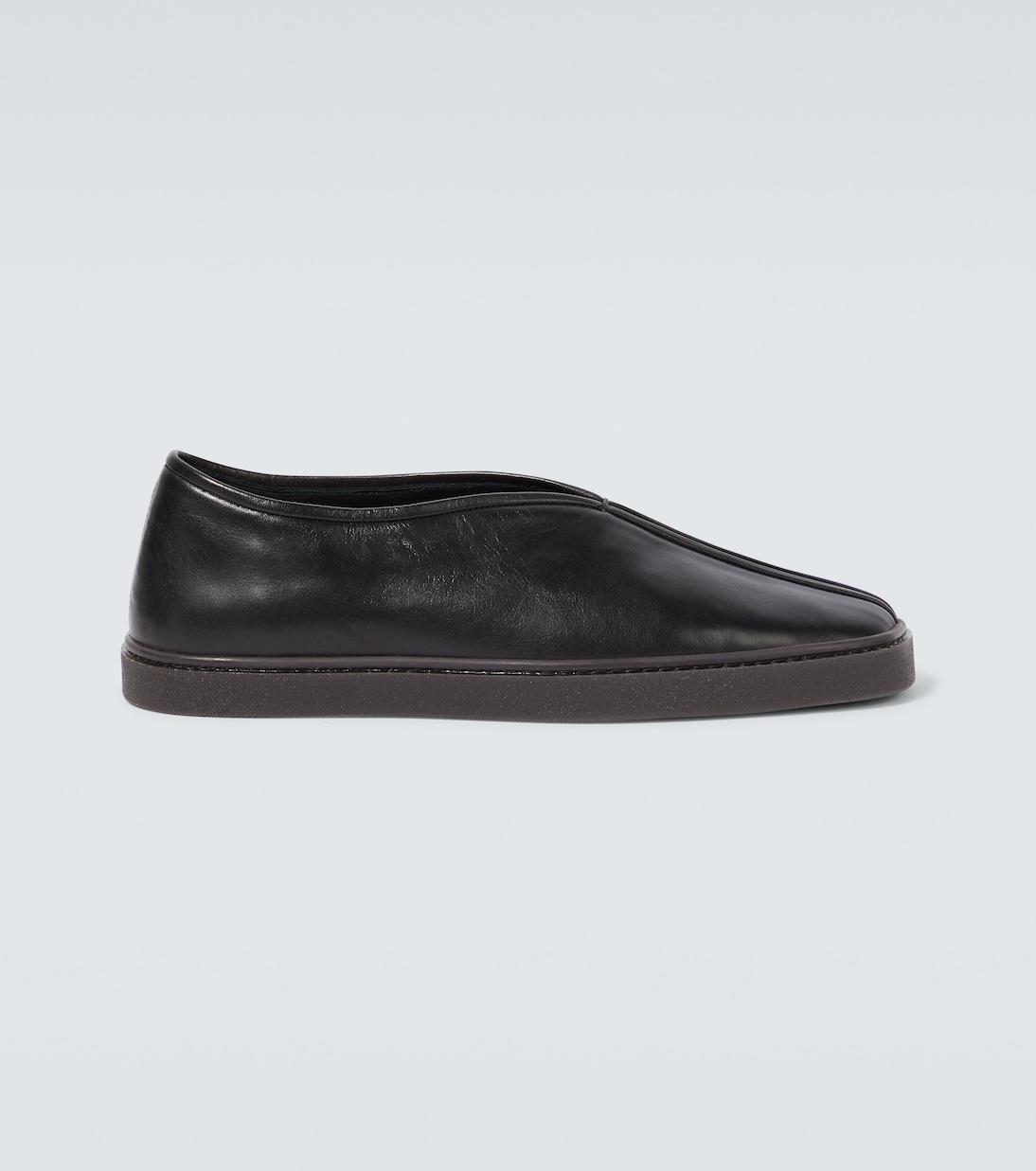 lemaire heeled loafers