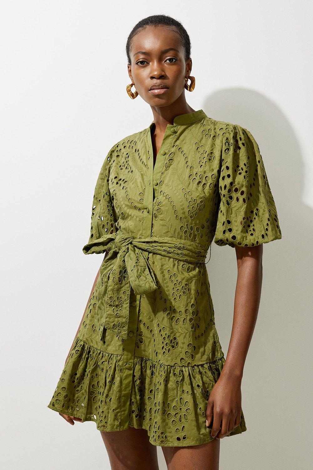 karen millen embroidered mini dress Beautiful Spring & Fall Wedding Dress: Illusion Bodice, Cap Sleeves, Lace  Godet – Brydealo