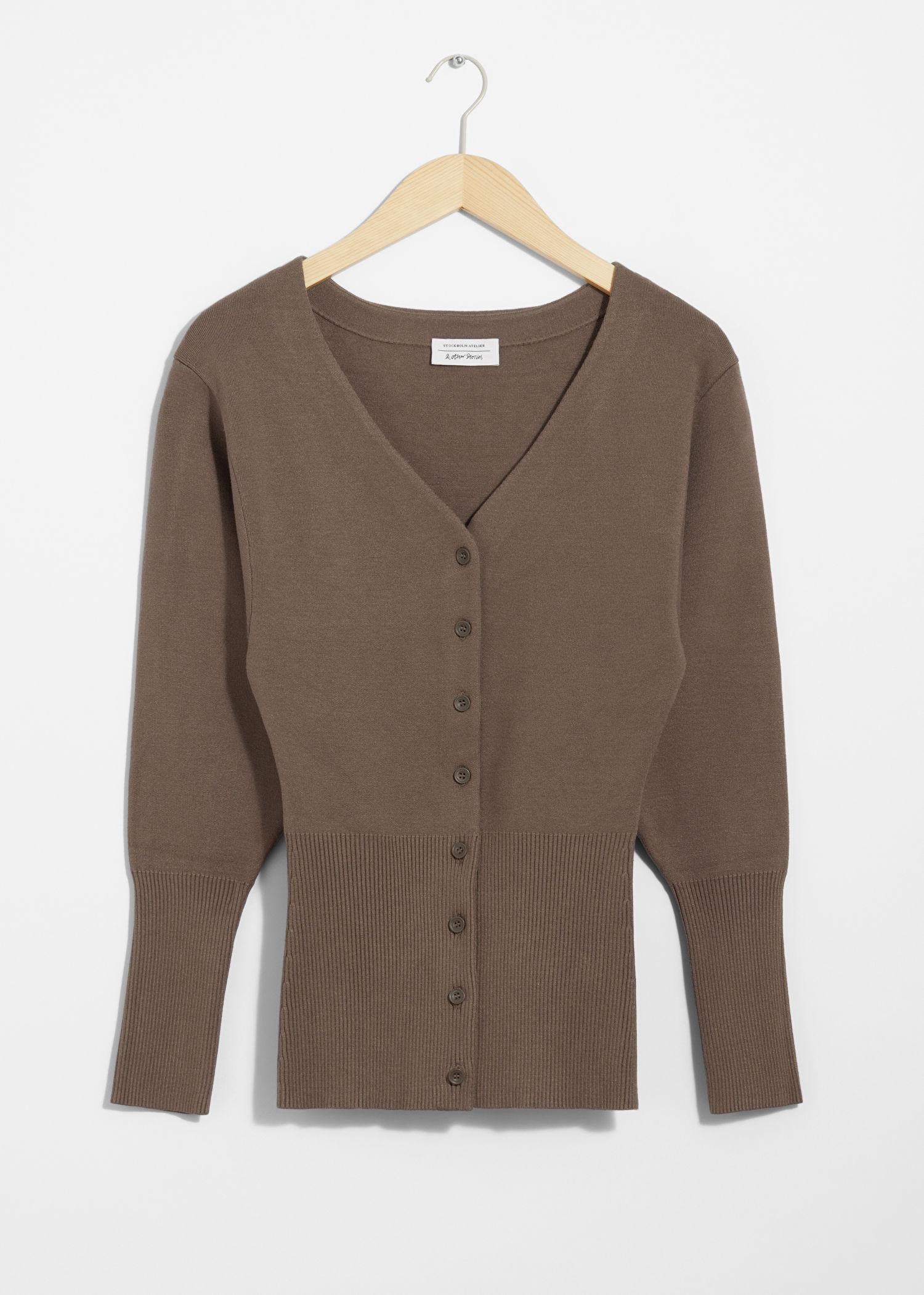 OTHER STORIES Buttoned Knit Cardigan endource