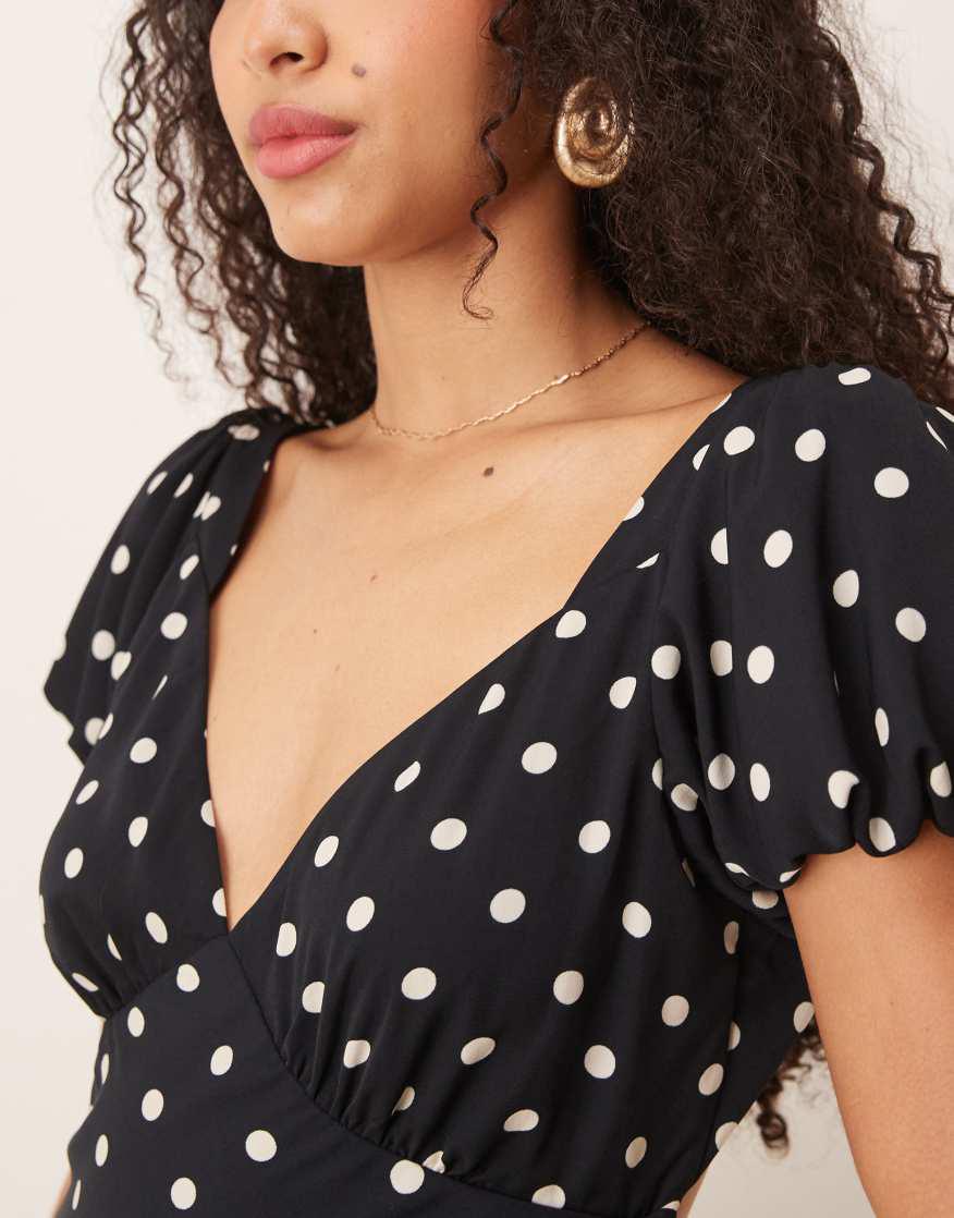 abercrombie polka dot dress & Fitch | Dresses | Abercrombie Fitch Cute Blue With Dots and ruched detailing. cassie_majinski on LTK