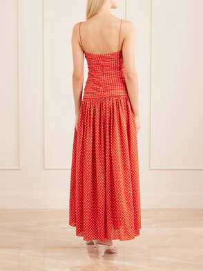 MATTEAU Square-Neckline Knitted Jersey Dress | endource